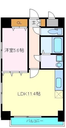 勾当台公園駅 徒歩2分 3階の物件間取画像